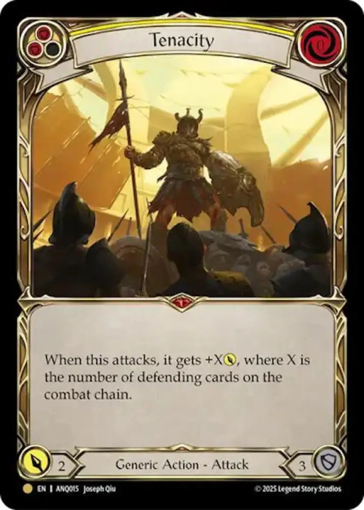 Tenacity (Yellow) (ANQ015) [Compendium of Rathe - Antiquity Pack]