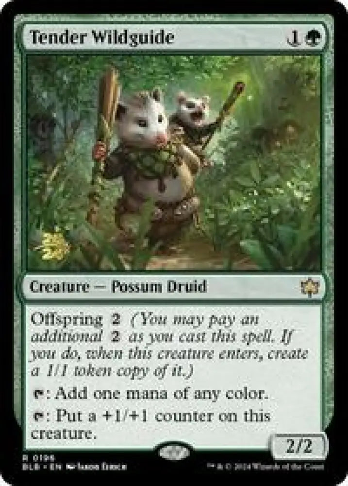 Tender Wildguide (196) [Prerelease Cards]