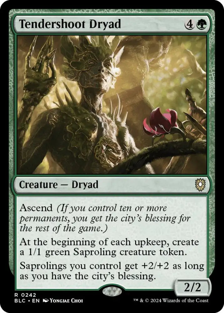Tendershoot Dryad [Bloomburrow Commander] - MTG Single