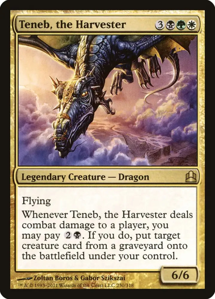 Teneb the Harvester [Commander 2011] - MTG Single