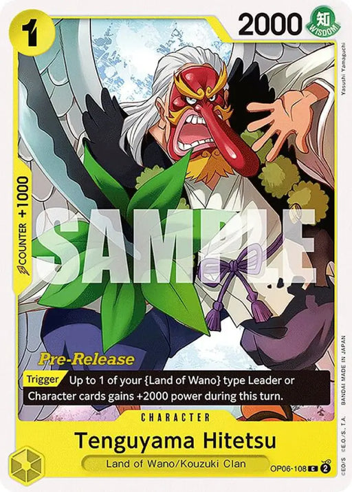 Tenguyama Hitetsu (OP06-108) [Wings of the Captain Pre-Release Cards]