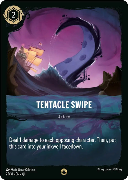 Tentacle Swipe (25/31) [Illumineer’s Quest: Deep Trouble] - Lorcana Single