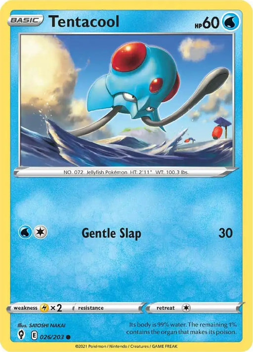 Tentacool (026/203) [Sword & Shield: Evolving Skies] - Pokemon Single