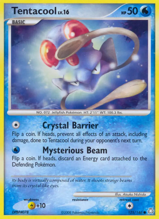 Tentacool (125/146) [Diamond & Pearl: Legends Awakened] - Pokemon Single