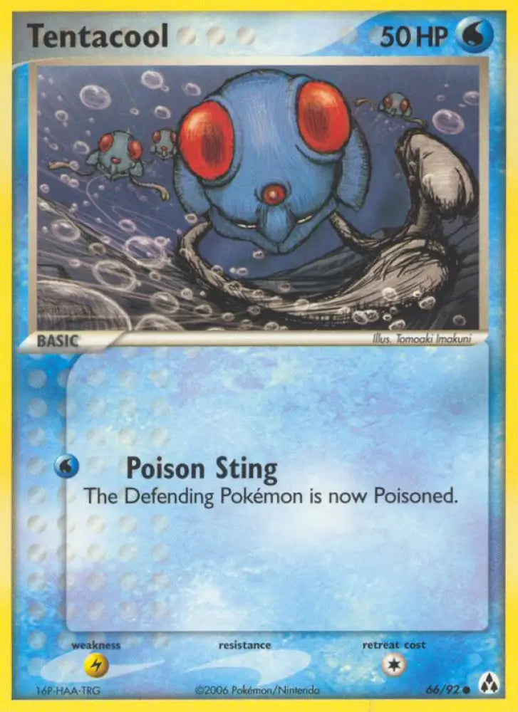 Tentacool (66/92) [EX: Legend Maker] - Pokemon Single