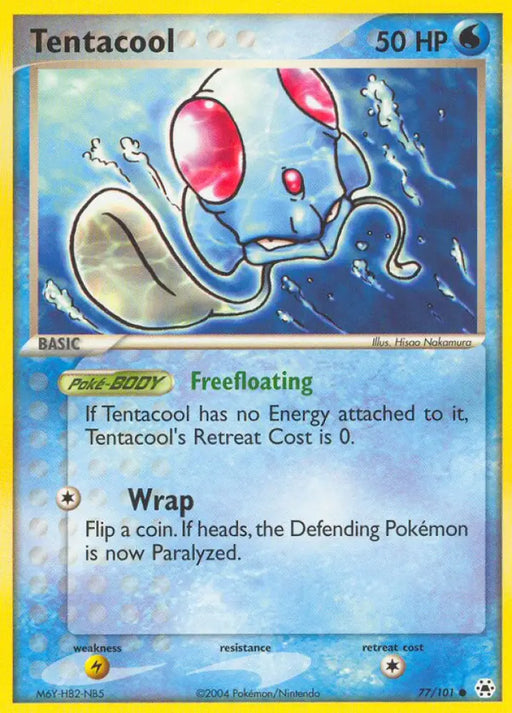 Tentacool (77/101) [EX: Hidden Legends] - Pokemon Single
