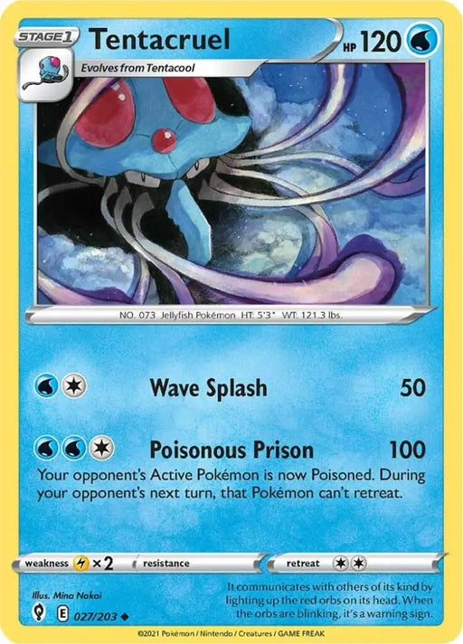 Tentacruel (027/203) [Sword & Shield: Evolving Skies] - Pokemon Single