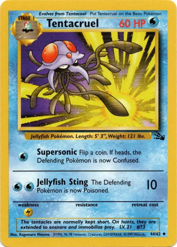 Tentacruel (44/62) [Fossil Unlimited] - Pokemon Single