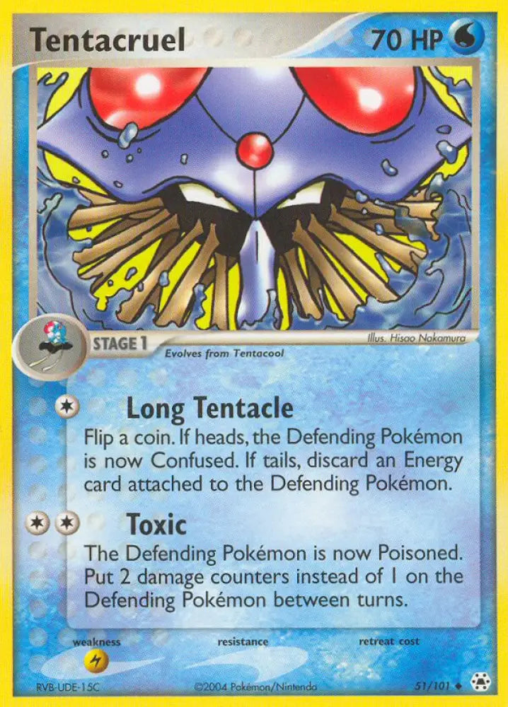 Tentacruel (51/101) [EX: Hidden Legends] - Pokemon Single