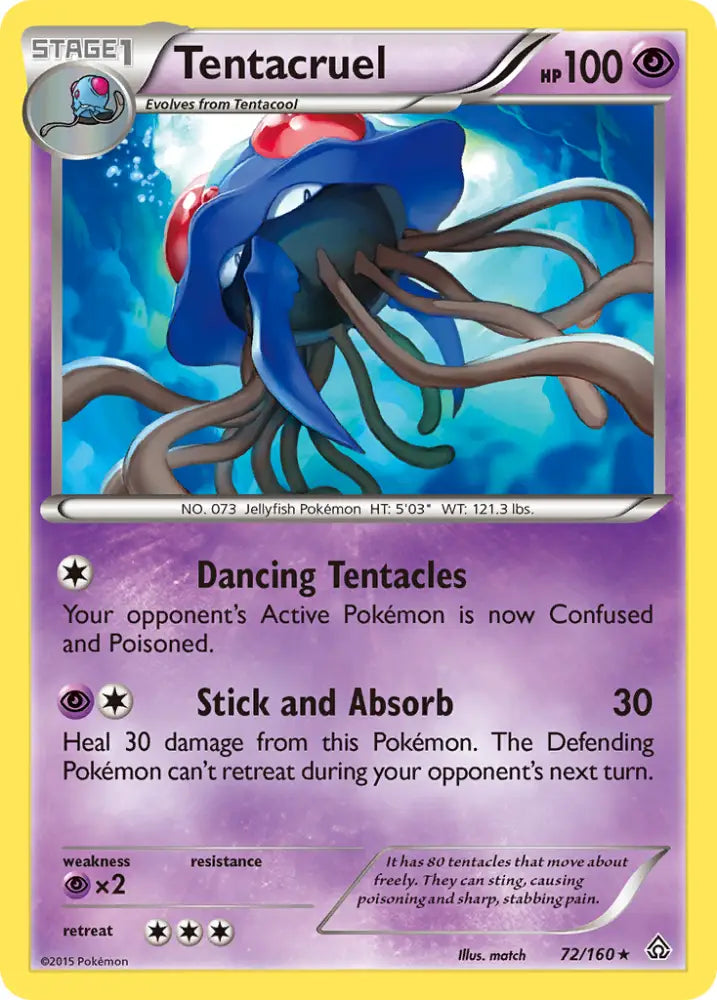Tentacruel (72/160) [XY: Primal Clash] - Pokemon Single