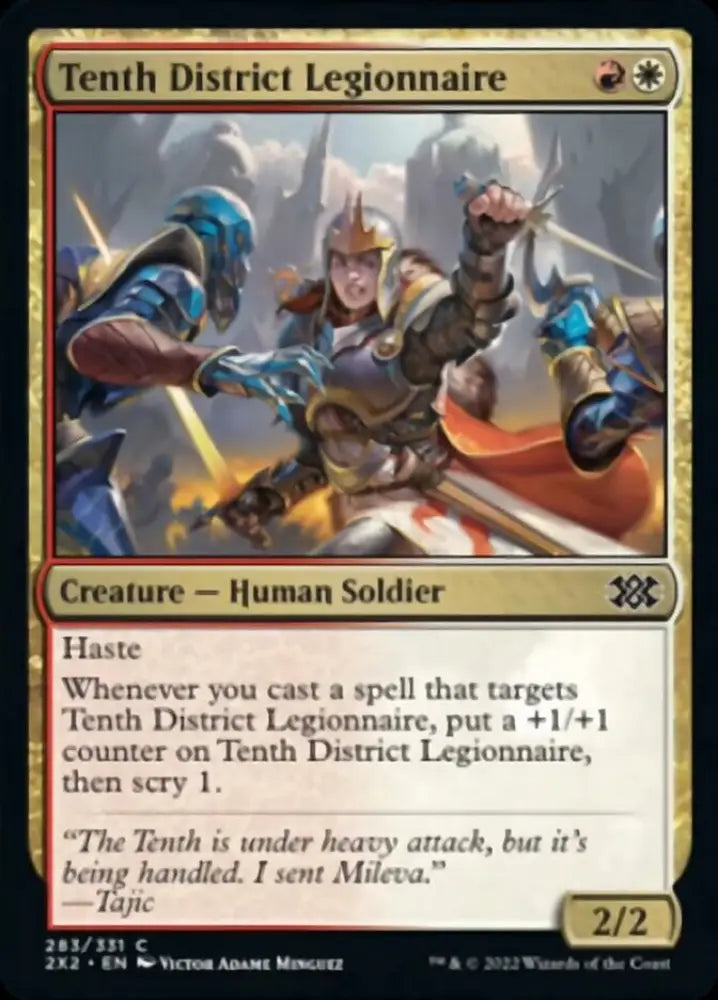 Tenth District Legionnaire [Double Masters 2022] - MTG Single