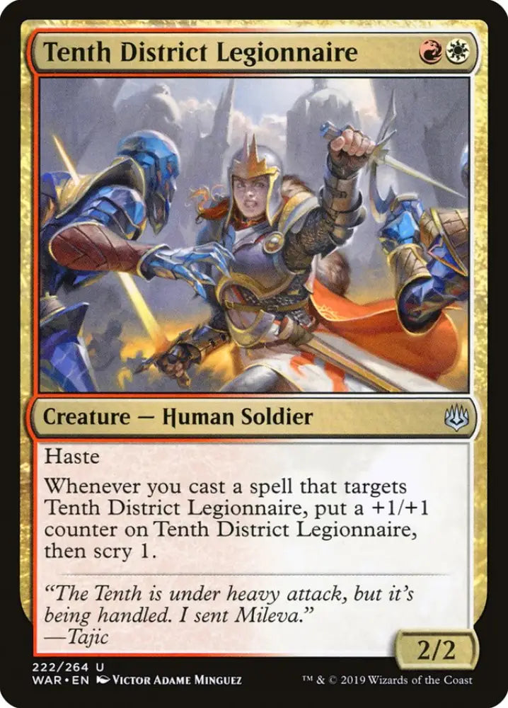 Tenth District Legionnaire [War of the Spark] - MTG Single