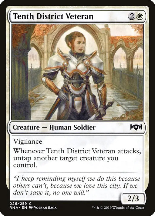 Tenth District Veteran [Ravnica Allegiance] - MTG Single
