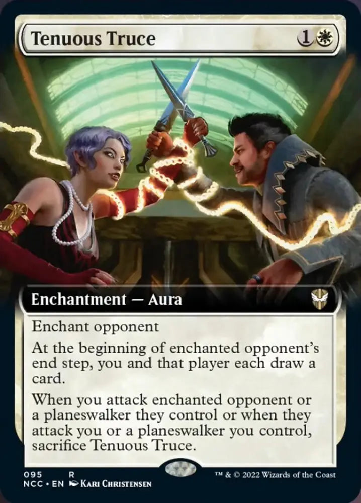 Tenuous Truce (Extended Art) [Streets of New Capenna Commander] - MTG Single