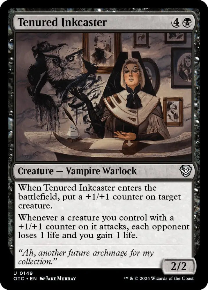 Tenured Inkcaster [Outlaws of Thunder Junction Commander] - MTG Single