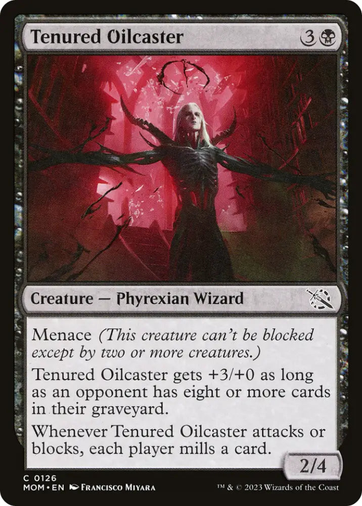Tenured Oilcaster [March of the Machine] - MTG Single