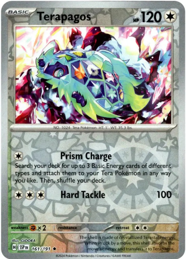 Terapagos (161/191) [Scarlet & Violet: Surging Sparks] - Pokemon Single
