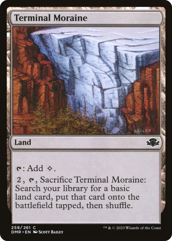 Terminal Moraine [Dominaria Remastered] - MTG Single