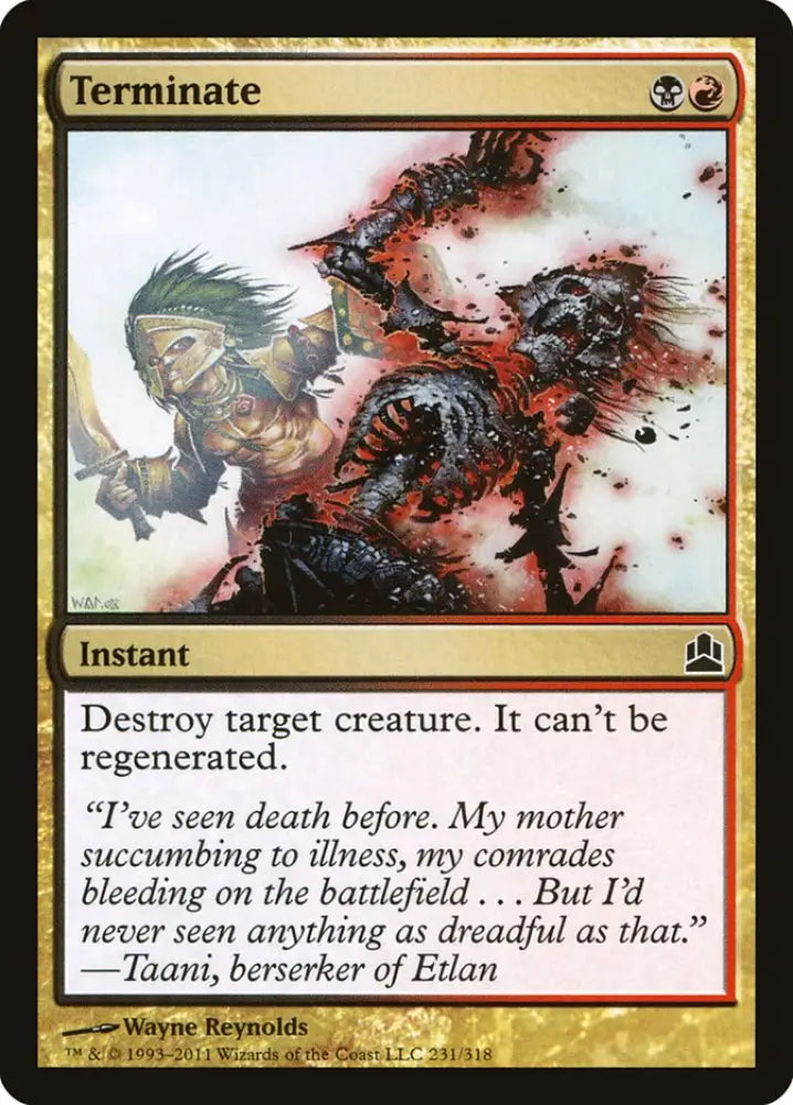 Terminate [Commander 2011] - MTG Single