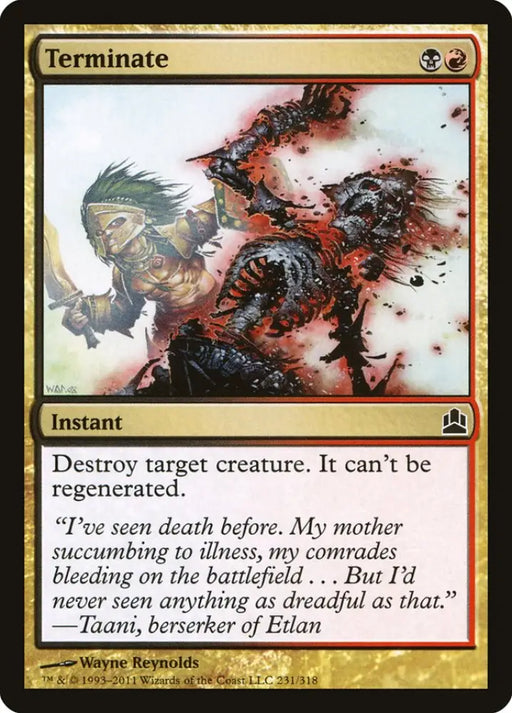 Terminate [Commander 2011] - MTG Single