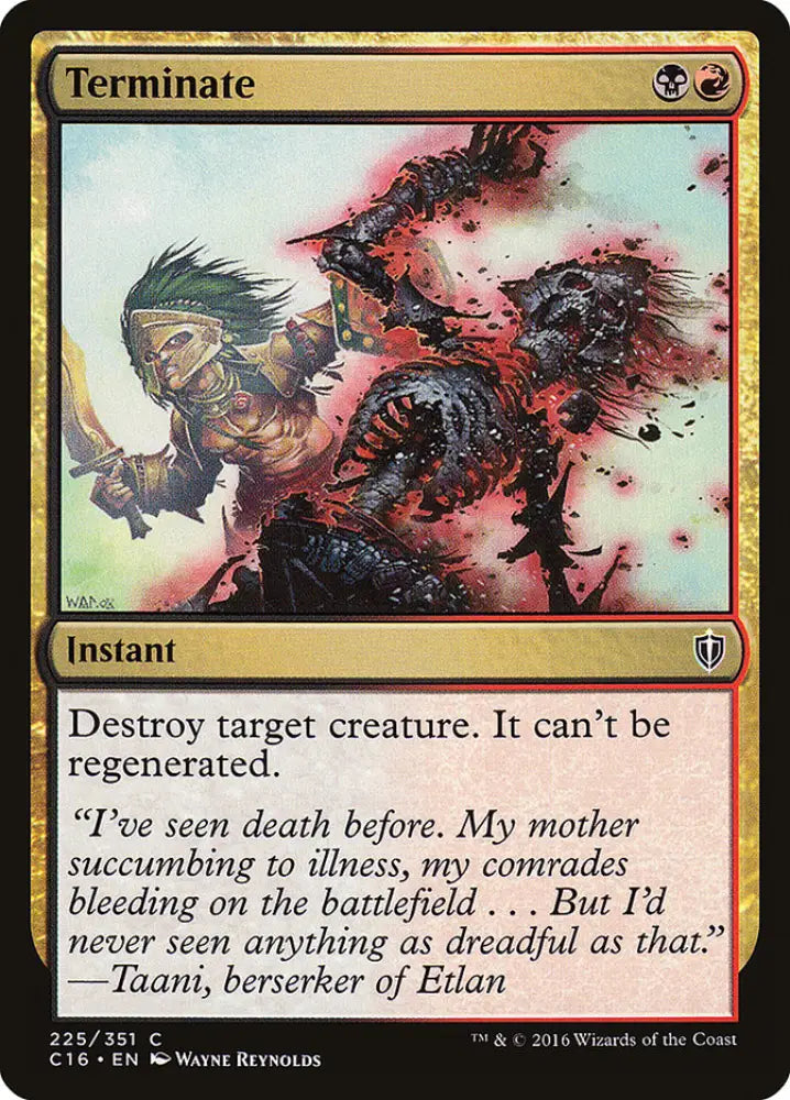 Terminate [Commander 2016] - MTG Single