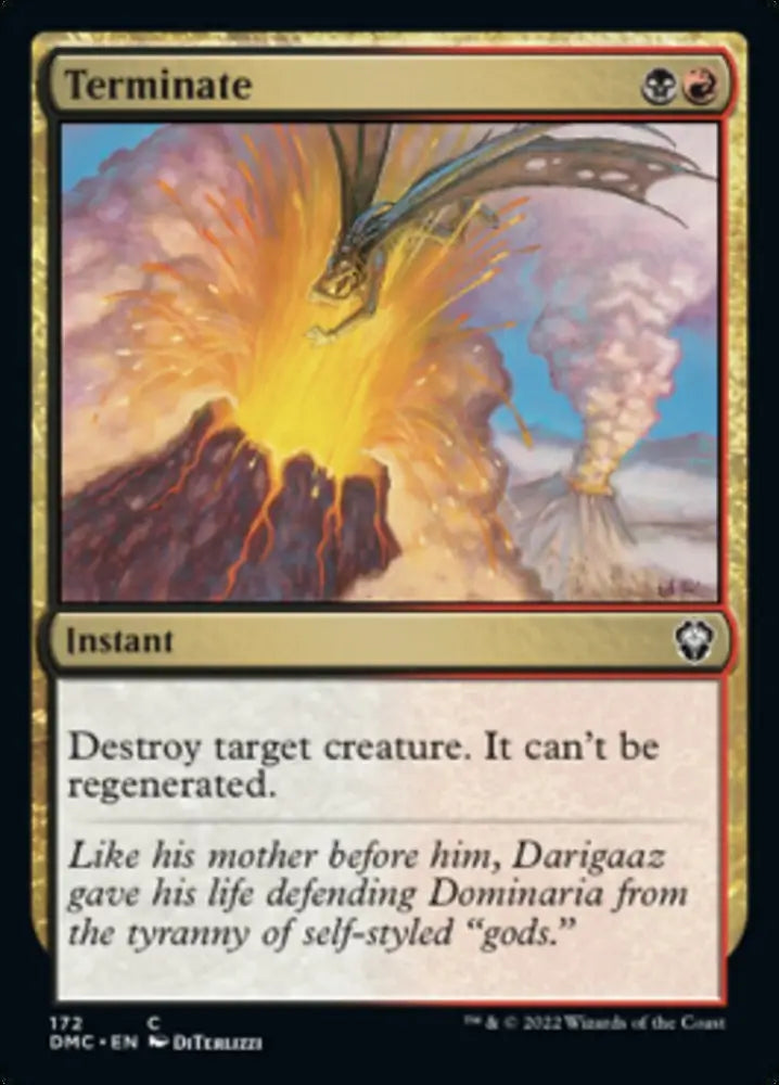Terminate [Dominaria United Commander] - MTG Single
