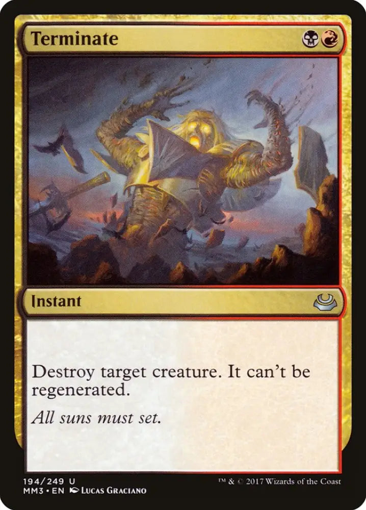 Terminate [Modern Masters 2017] - MTG Single
