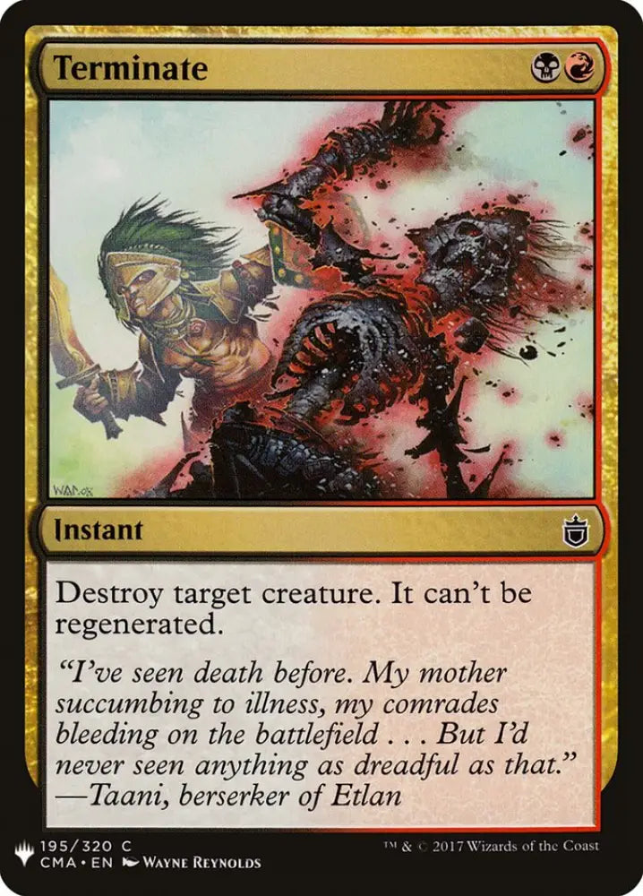 Terminate [Mystery Booster] - MTG Single