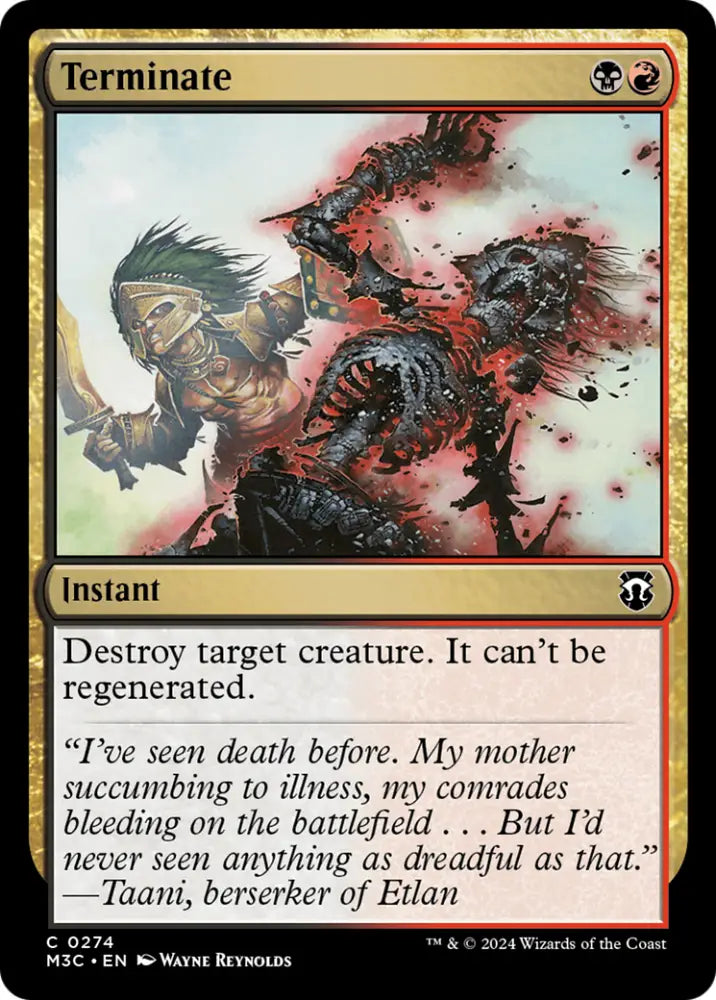 Terminate (Ripple Foil) [Modern Horizons 3 Commander] - MTG Single