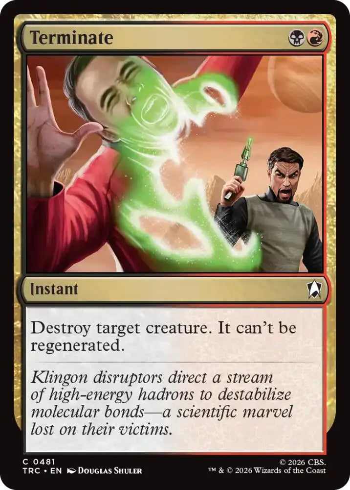 Terminate (Surge Foil) (481) [Star Trek Commander]