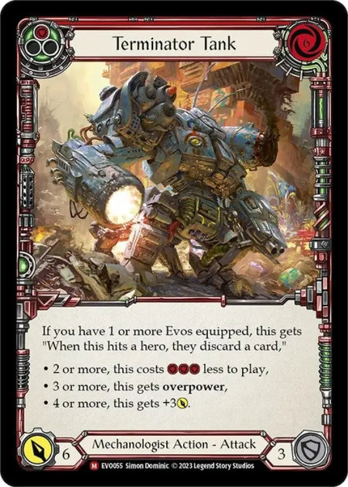 Terminator Tank [Bright Lights] - Flesh And Blood Single
