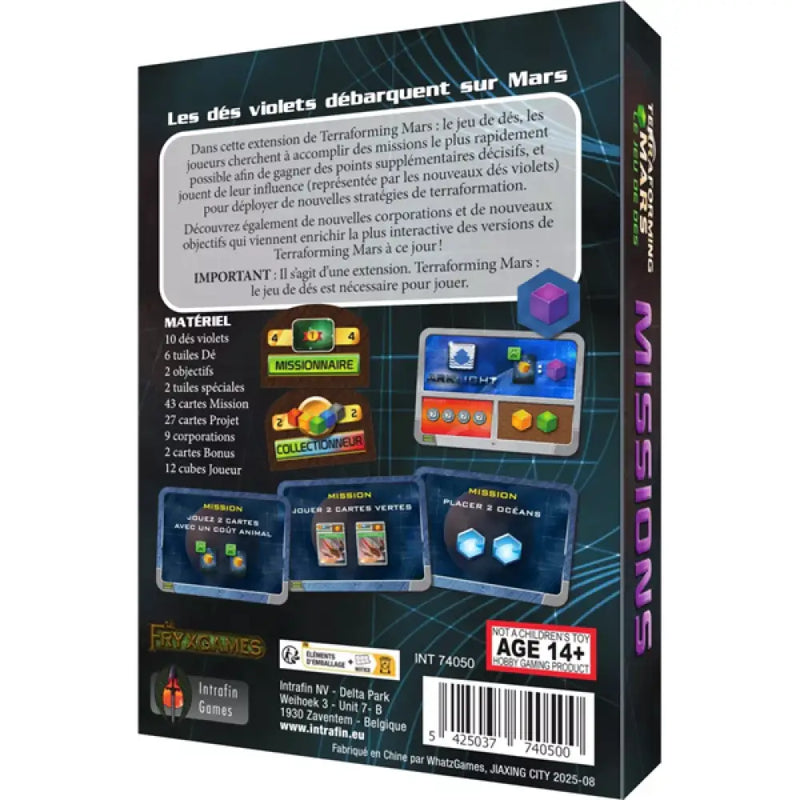 Terraforming Mars: Le Jeu de Dés - Extension Missions (FR) - Board Games