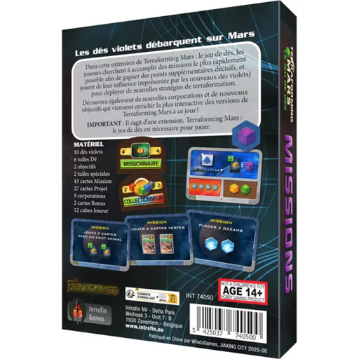 Terraforming Mars: Le Jeu de Dés - Extension Missions (FR) - Board Games