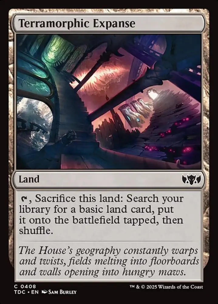 Terramorphic Expanse (408) [Tarkir: Dragonstorm Commander]