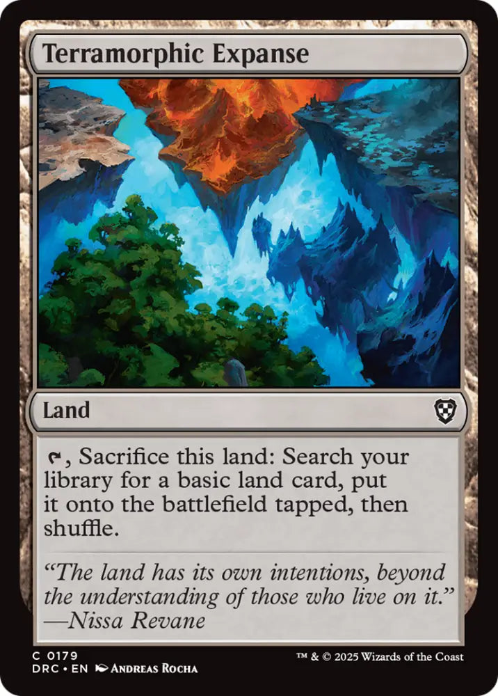 Terramorphic Expanse [Aetherdrift Commander] - MTG Single