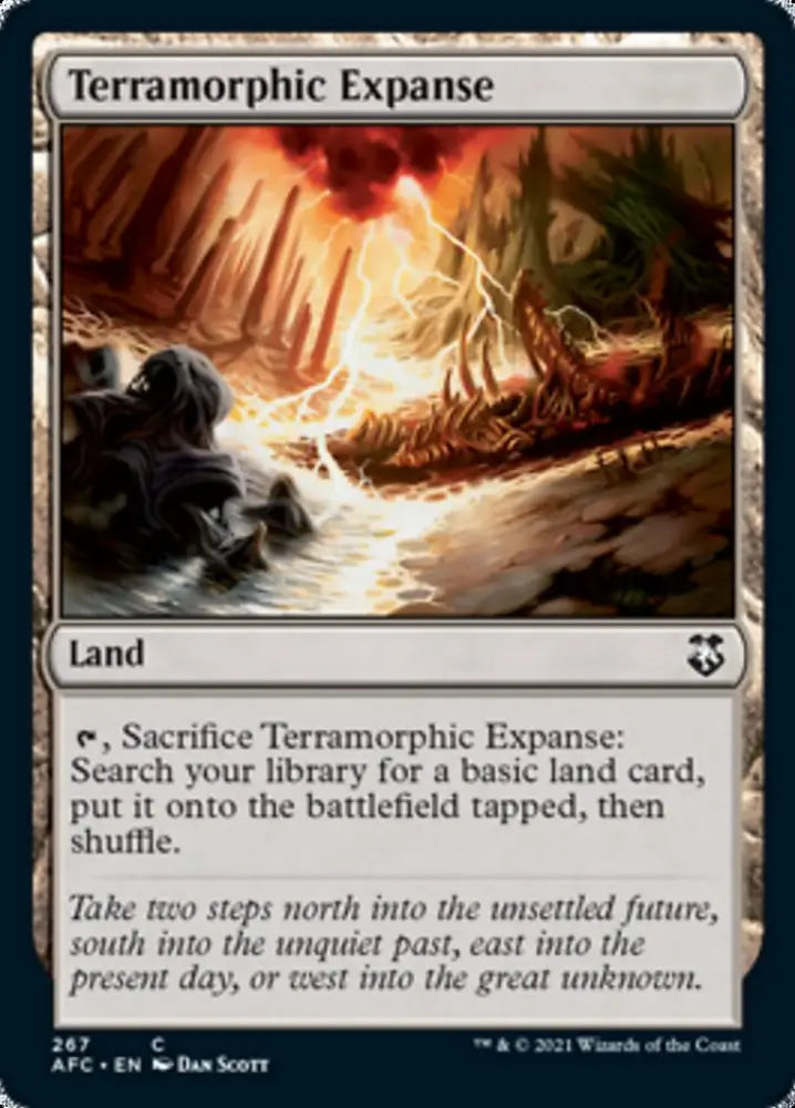 Terramorphic Expanse [Dungeons & Dragons: Adventures in the Forgotten Realms Commander] - MTG Single