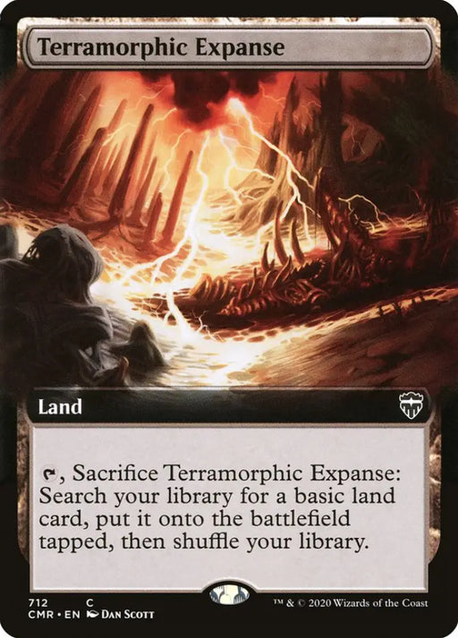 Terramorphic Expanse (Extended Art) [Commander Legends] - MTG Single