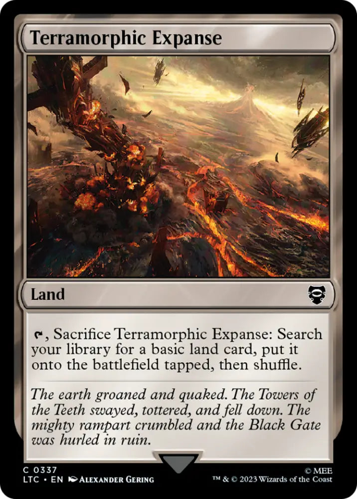Terramorphic Expanse [The Lord of the Rings: Tales of Middle-Earth Commander] - MTG Single