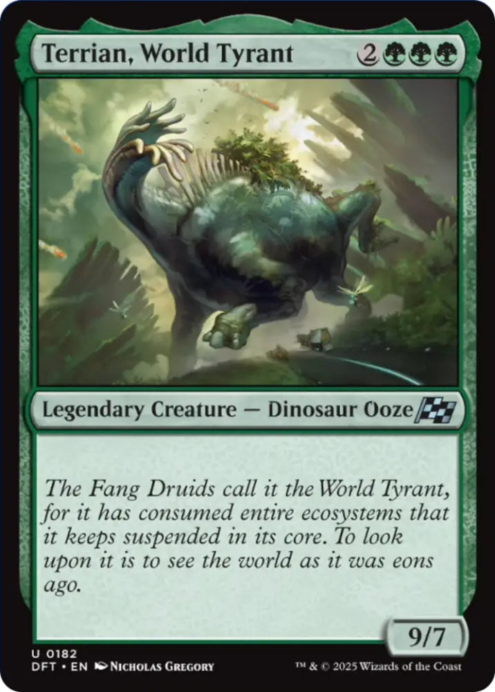 Terrian World Tyrant [Aetherdrift] - MTG Single