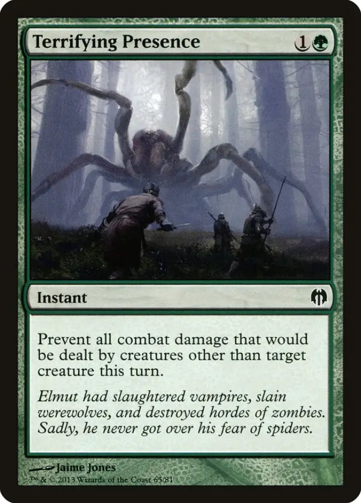 Terrifying Presence [Duel Decks: Heroes vs. Monsters] - MTG Single