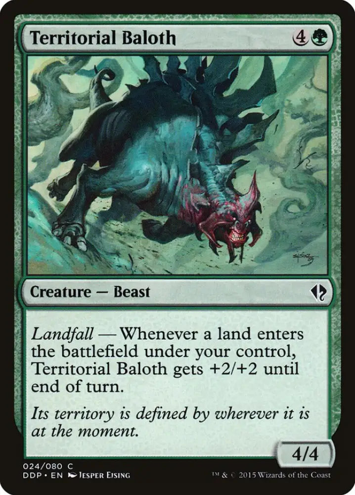 Territorial Baloth [Duel Decks: Zendikar vs. Eldrazi] - MTG Single