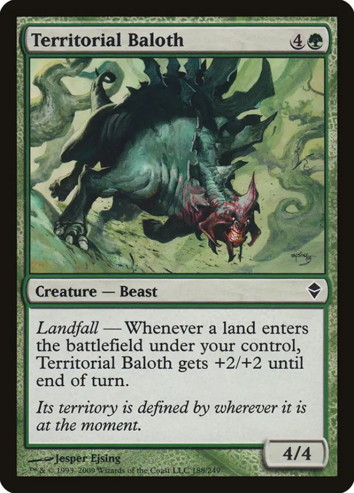 Territorial Baloth [Zendikar] - MTG Single