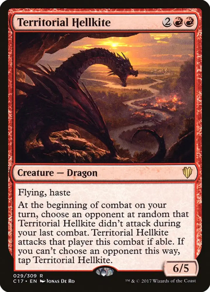 Territorial Hellkite [Commander 2017] - MTG Single