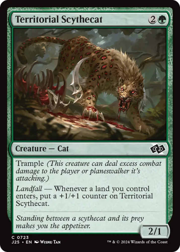 Territorial Scythecat [Foundations Jumpstart] - MTG Single