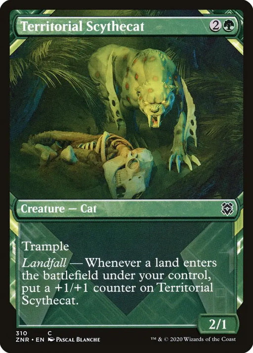 Territorial Scythecat (Showcase) [Zendikar Rising] - MTG Single