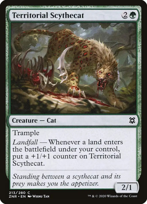 Territorial Scythecat [Zendikar Rising] - MTG Single