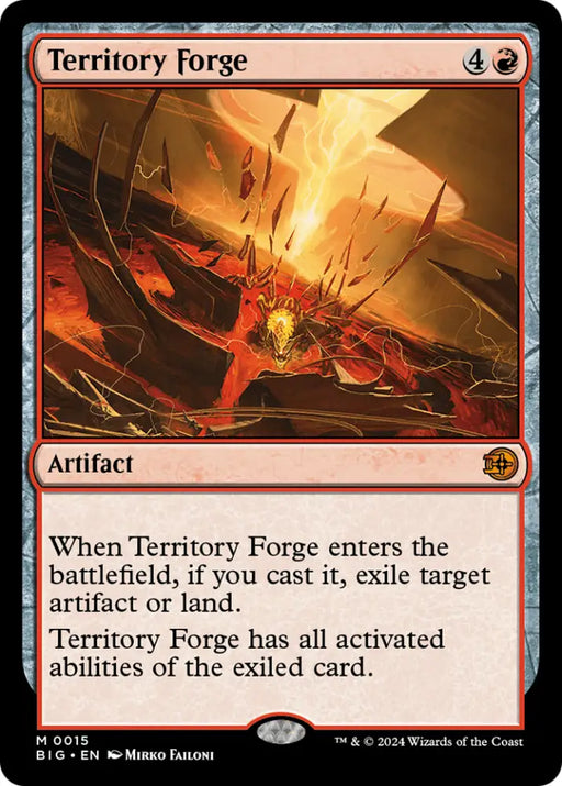 Territory Forge [Outlaws of Thunder Junction: The Big Score] - MTG Single