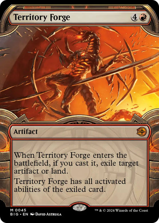 Territory Forge (Showcase) [Outlaws of Thunder Junction: The Big Score] - MTG Single