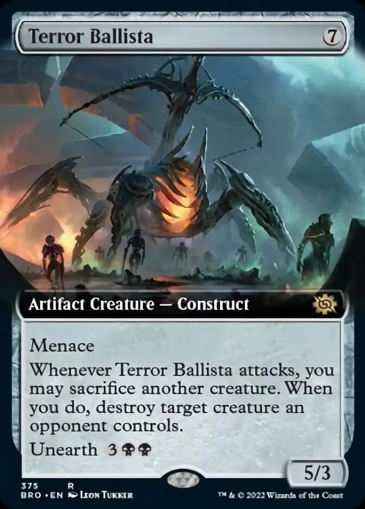 Terror Ballista (Extended Art) [The Brothers’ War] - MTG Single