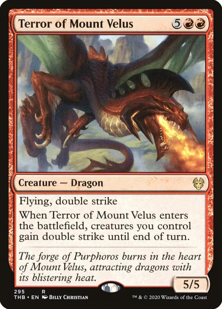 Terror of Mount Velus [Theros Beyond Death] - MTG Single